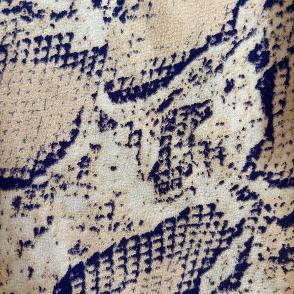 Emory Park Faux Wrap Snakeskin Print Mini Skirt Ladies Small - Picture 4 of 9